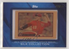 2012 Topps Update Framed Silk Collection 2/50 Ross Detwiler 8ju