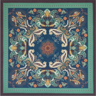 Bycc Bynn 4-Pack 100% Cotton Bandana Set, Vintage Graphic Print, 22x22 inches