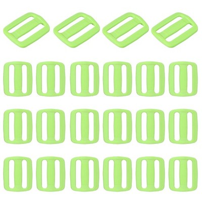 22 Stück Tri-Glide Slider für 1-1/4 Zoll Triglides, gelbe Leuchtstoffschleife
