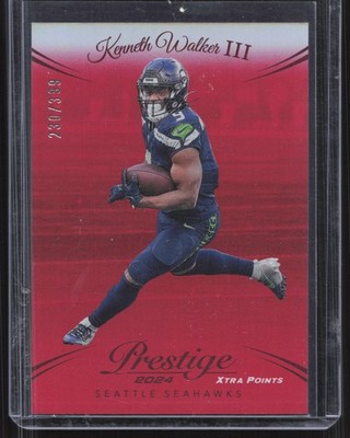 2024 Panini Prestige #266 Kenneth Walker III Red Premium Xtra Points #/399
