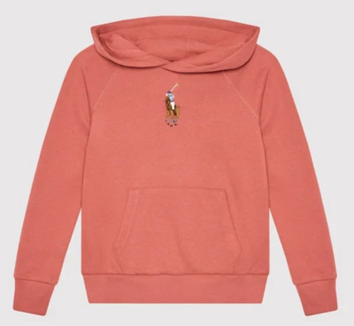 POLO RALPH LAUREN Unisex Junior Hoodie rot Kapuzenpullover Alter 10-11 Jahre NEU