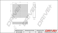 Dr!ve+ Innenraumfilter FüR Dacia Sandero II Logan MCV Hm_ 1.3 Tce 150 4X4 1.0