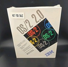 New IBM OS/2 2.0 - 3.5 Sealed Box - 1992 NOS ...