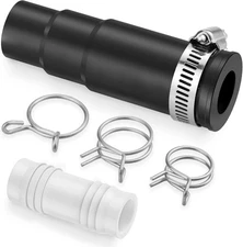 Dishwasher Drain Hose Adapter, Connector Kit Black 