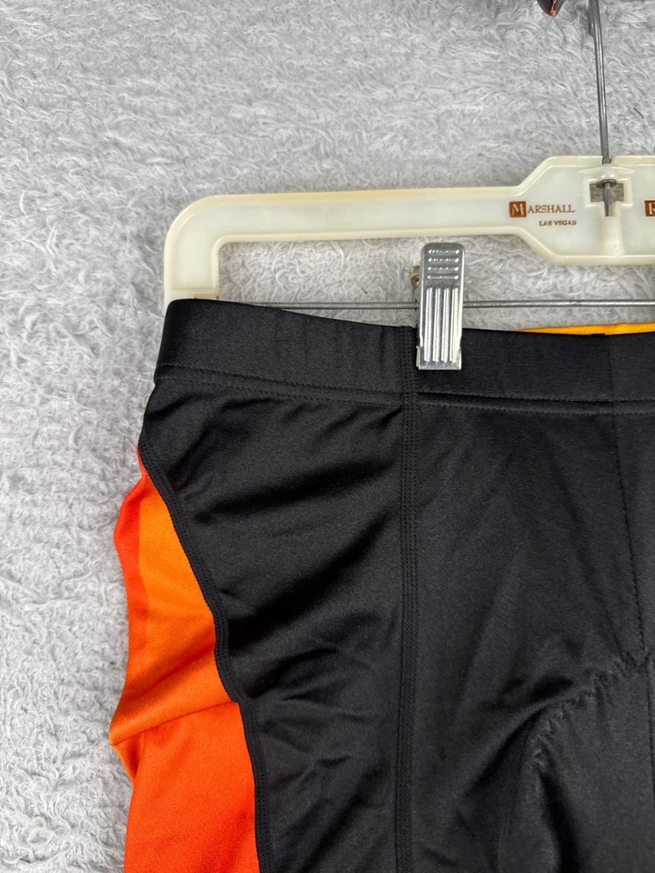 Pantalones Cortos de Ciclismo Edward Jones Adulto Medianos Negros Acolchados Nylon Mezcla Spandex Foto 4 de 4