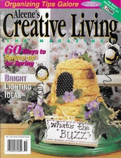 Aleene's Creative Living Magazine Apr 1997 DIY Decorations Crafts Sping Ideas