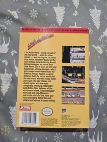 Last Action Hero (Nintendo NES) Game Box ONLY! Excellent Condition! Very RARE!