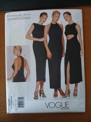 Vogue American Designer Pattern Donna Karan 2067 Size 14.16.18
