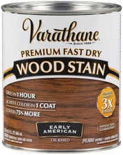 Varathane 262005 Premium Fast Dry Wood Stain, Quart, Early American
