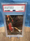 1996-97 FLEER METAL #241 MICHAEL JORDAN GRADED PSA 9 MINT METAL SHREDDERS