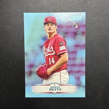 2025 Topps Stadium Club Light Blue 59 Chase Petty Cincinnati Reds RC