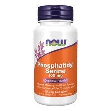 Phosphatidyl Serine 60 Vcaps 100 mg by Now Foods