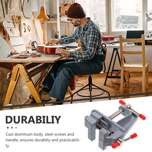 Multi-Purpose Household Mini Flat Table Vise Clamp-on Bench Vise Bench Clamp - Picture 12 of 12