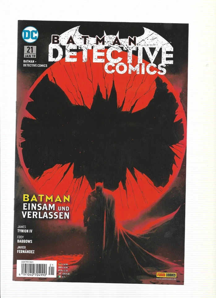 DC Comic - Batman Detective Comics Nr. 21 von 2019 - Panini Verlag deutsch - Bild 1 von 1