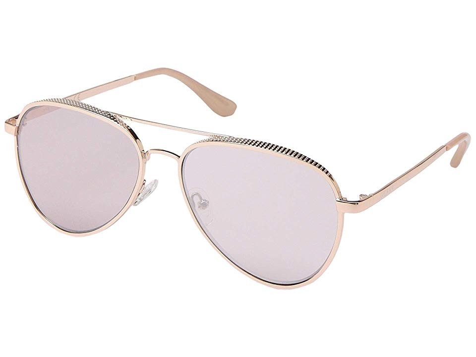 Guess R2820 Aviator Womens Shiny Rose Gold Bordeaux Mirror  display picture 1