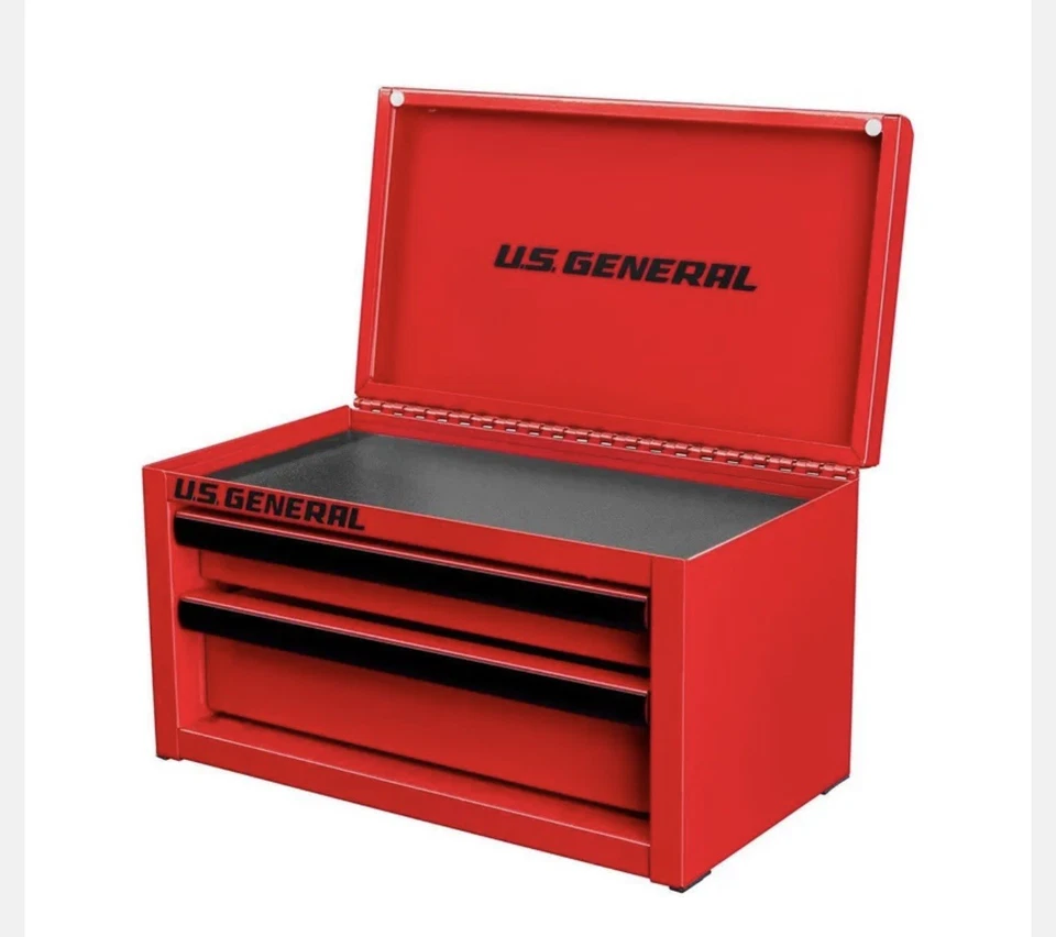 US GENERAL Mini Tool Box Harbor Freight RED US Stock - Image 2 of 4