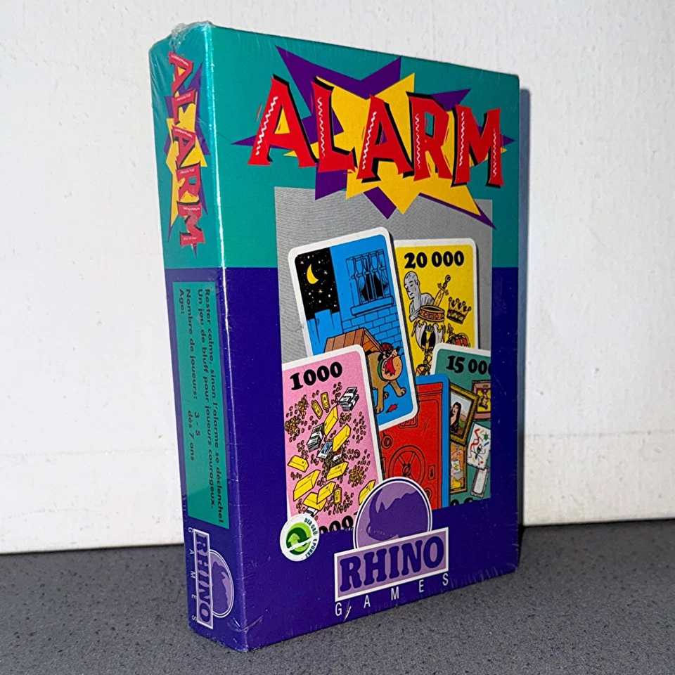Neu: Alarm Kartenspiel 1992 Rhino Games Bluffen AG Müller Einbrecher Spiel 90s - Bild 2 von 4