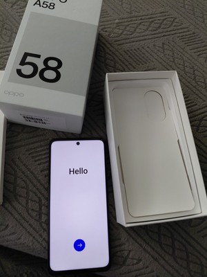 OPPO A58 (2023) (CPH2577) Black. 128 GB. Unlocked.