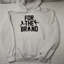 Pat McAfee For The Brand Hoodie Mens XL White Pullover Champion Sweatshirt