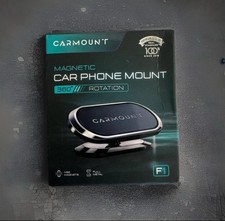CARMOUNT  Magnetic F1 Dashboard Phone/Table Holder for Car. Super Strong Magnet