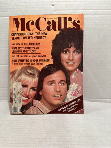 McCall's Magazine Back Issue August 1979 Three's Company TV Show