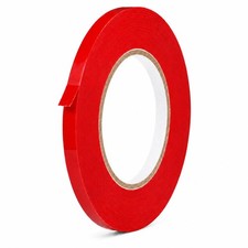 UPVC24BS Red Poly Bag Sealing Tape 3/8 Inch x 180 Yards Produce Packaging