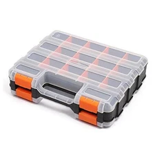 Double Side Tools Organizer, Customizable Removable Plastic Dividers, 