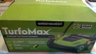 GreenSweep TurfoMax 2.0 GS.38 Electric Artificial Turf Grass Sweeper, 15"