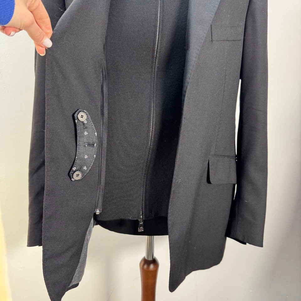 CORNELIANI ID entre deux 羊毛西装夹克 — 第 4/4 张图片