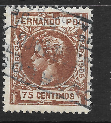 Fernando Poo 1905 edifil 145 Used Well Centred Postmark Very Pretty - Afbeelding 1 van 1
