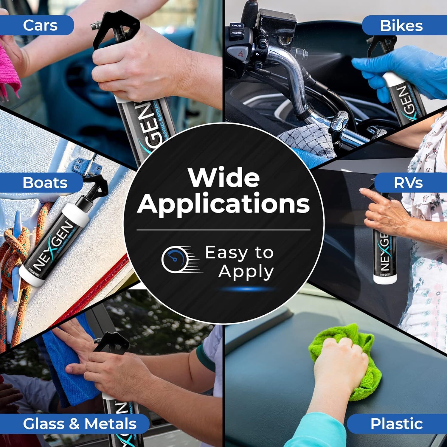 Nexgen Ceramic Spray Silicon Dioxide Easy to Apply Ceramic Coating