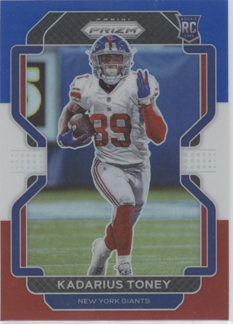2021 Panini Prizm Red White Blue #342 Kadarius Toney New York Giants