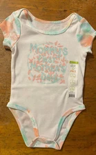 NWT  DOT & ZAZZ Baby Girl's Mommy's First Mother's Day onside/bodysuit sz.9-12 m