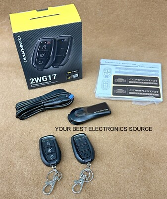 #ad NEW Firstech Compustar RF 2WG17 FM 2 Way Remote Start Key Fob Kit 3000#x27; Range $99.90