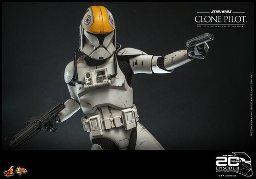 New Hot Toys MMS648 STAR WARS II: ATTACK OF THE CLONES 1/6 CLONE PILOT In Stock - Picture 11 of 12
