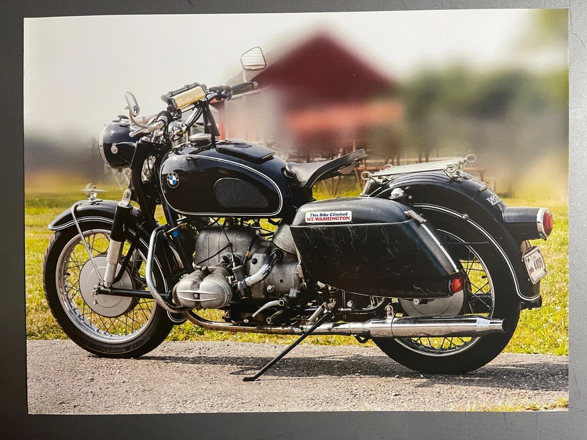 1968 1969 BMW R69S Motorcycle Picture Print RARE Awesome Frameable L K