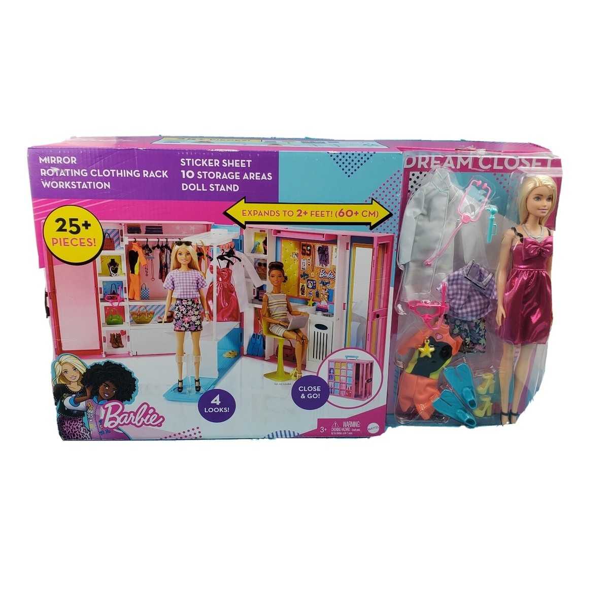 Barbie Dream Closet Barbie Con Armario De Ropa Barbie Dream Closet