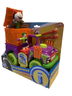 New 2018 Fisher Price Imaginext The Joker Surprise Pop Up Launcher