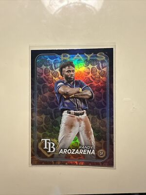 2024 Topps Series 1 RANDY AROZARENA Easter Eggs Holiday SP Tampa Bay Rays