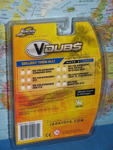 JADA V DUBS 1965 VOLKSWAGEN 1600 TL FASTBACK VW DIECAST ***BRAND NEW & RARE*** - Picture 4 of 12