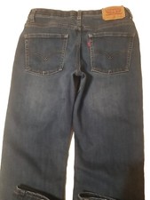 Levis Strauss 511 Jeans Blue Slim Fit Boys Size 16 28x30 Great Condition