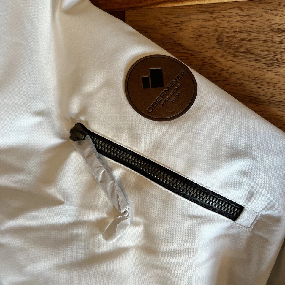 Obermeyer Men’s Ridgeline Jacket CHOOSE SIZE White Snow Ski $399 - Image 4 of 4