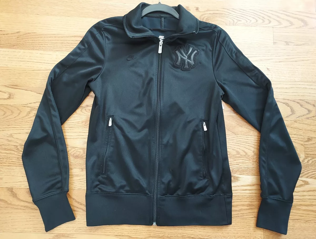 skære Prøve Jeg regner med NIKE NY BRONX BOMBER Black Satin finish Track Jacket Womens Size M | eBay