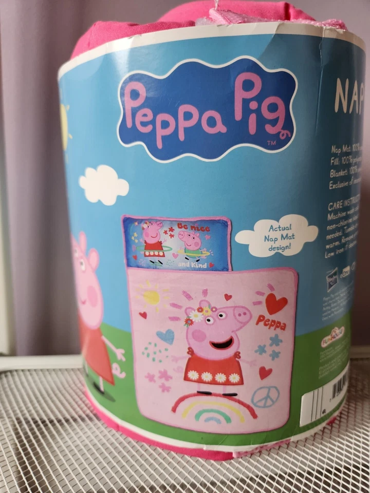 Alfombra de siesta Peppa Pig rosa Foto 2 de 4