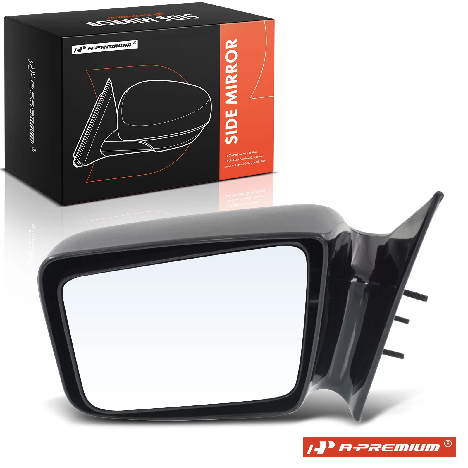 A-Premium Driver Manual Glass Adjust Side Mirror for Dodge Dakota 1987-1996 2dr