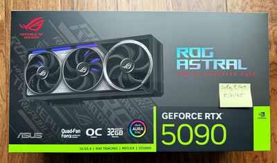 *New In-Hand* ASUS NVIDIA GeForce RTX 5090 ROG Astral Overclocked 32GB GPU