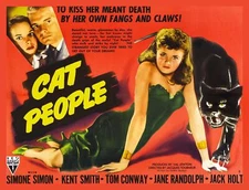 Decoration Poster.Home room art.Interior design.Black Cat People movie film.7339