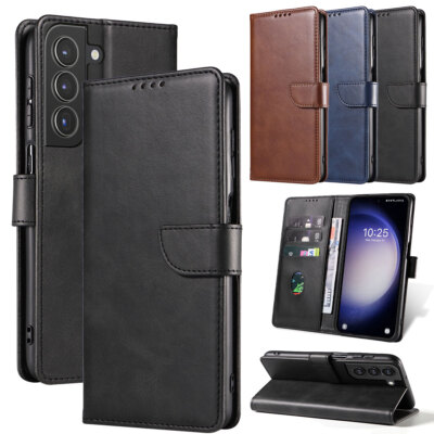 For Samsung Galaxy S21/S22+/S23FE/S24 Ultra Flip Leather Wallet Case Stand Cover