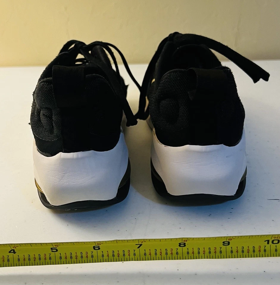 Nike Air Zoom Arcadia 2 Size 4 Black/Gold DM8491-001 Youth Athletic Running Shoe - Изображение 3 из 4