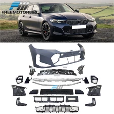Fits 23-24 BMW G20 3-Series LCI & M340i M-Sport Front Bumper Conversion W/O ACC